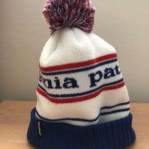 Patagonia Beanie with Pom Pom